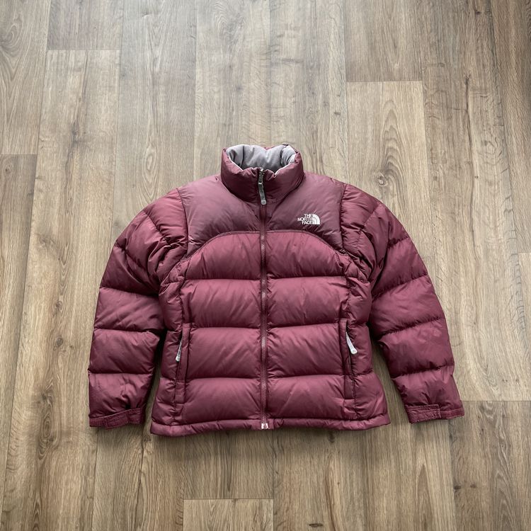 North Face 700 Maroon Puffer Jacket
